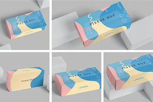 Tissue Box Mockup, a Product Mockup by megostudi0