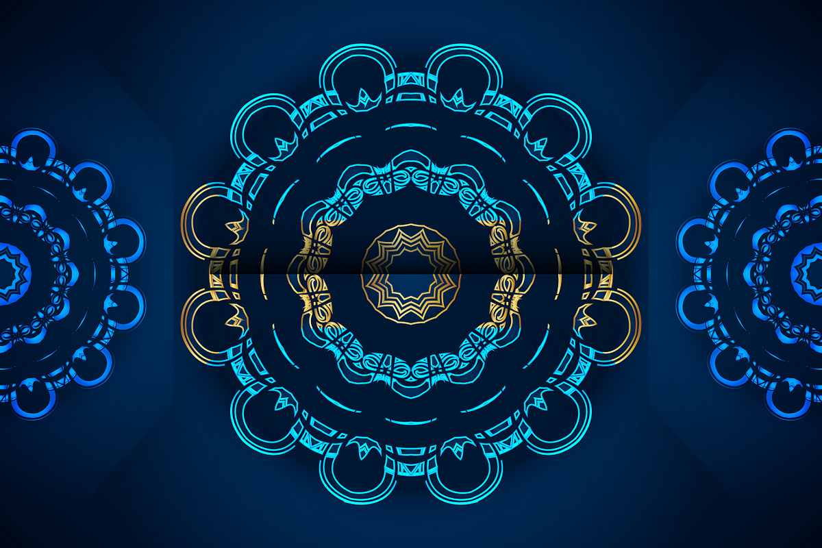 Mandala Oriental Floral art Bundle, a Background Graphic by NJ Himel (Photo 63 of 97)