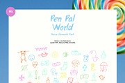 Pen Pal World: Naive Elements Pack, an Object Graphic by divanovskaya_nv (Thumbnail 6 of 20)