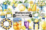 Yellow & Blue Lemon Sublimation, an Illustration by Black Bird Studio (Thumbnail 1 of 6)
