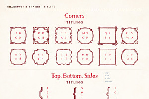 Charcuterie Frames