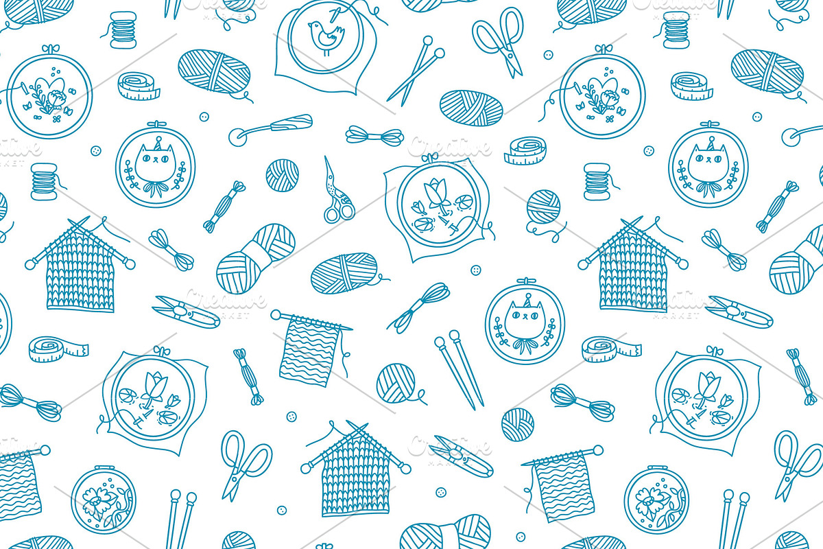 Knit and stitch, a Texture Illustration by Stolenpencil (Photo 5 of 5)