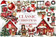 Classic Christmas Clipart, an Illustration by Designworld (Thumbnail 1 of 5)