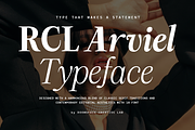 Arviel – Bold Editorial Serif Family, a Serif Font by roomspace creative lab (Thumbnail 1 of 13)