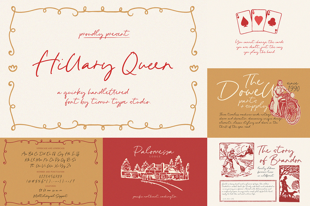 Whimsical Font Bundle - 10 Fonts, a Script Font by Timurtype (Photo 6 of 10)