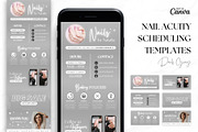 Nail Tech Acuity Scheduling • Canva, a Websites & App Template by OniriqveDesigns (Thumbnail 1 of 8)