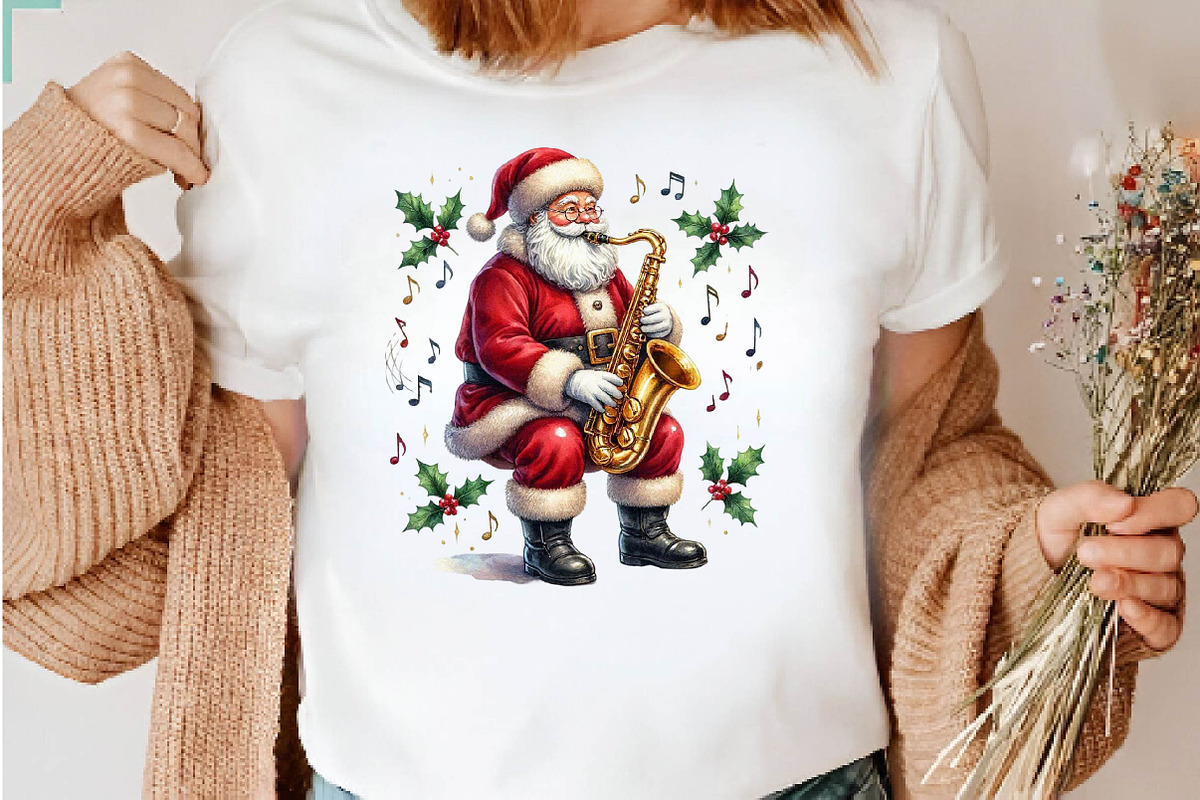Watercolor Santa Claus Collection, a Seasonal Illustration by CreationArt (Photo 6 of 7)