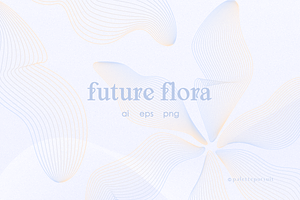 Future Flora Futuristic Vector