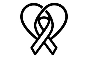 Cancer Awareness Ribbon