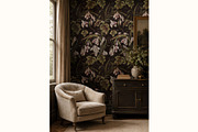 Snowdrop Nocturne Botanical Pattern, a Pattern Graphic by MouseGrey (Thumbnail 5 of 9)