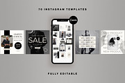 E-commerce Instagram Canva Templates, a Social Media Template by Deb Creative Studio (Thumbnail 3 of 10)