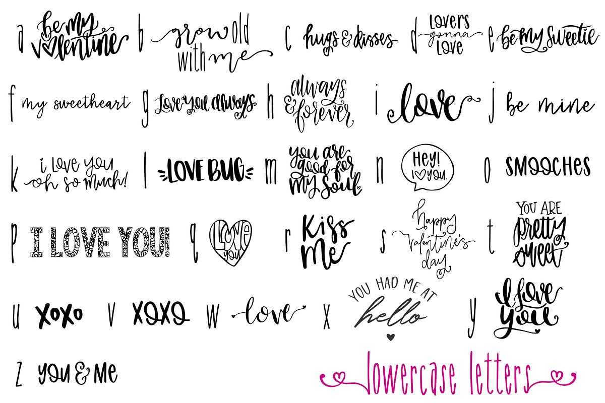 Valentine Symbol Font preview 8