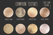 Rose gold and champagne textures, a Texture Graphic by Paper Farms (Thumbnail 2 of 5)