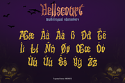Hellscourt, a Font by ilhamtaro (Thumbnail 10 of 10)