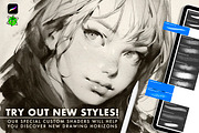 58 Procreate Brushes For Every Day, a Brush Add-On by Nuclear Brushes (Thumbnail 3 of 10)