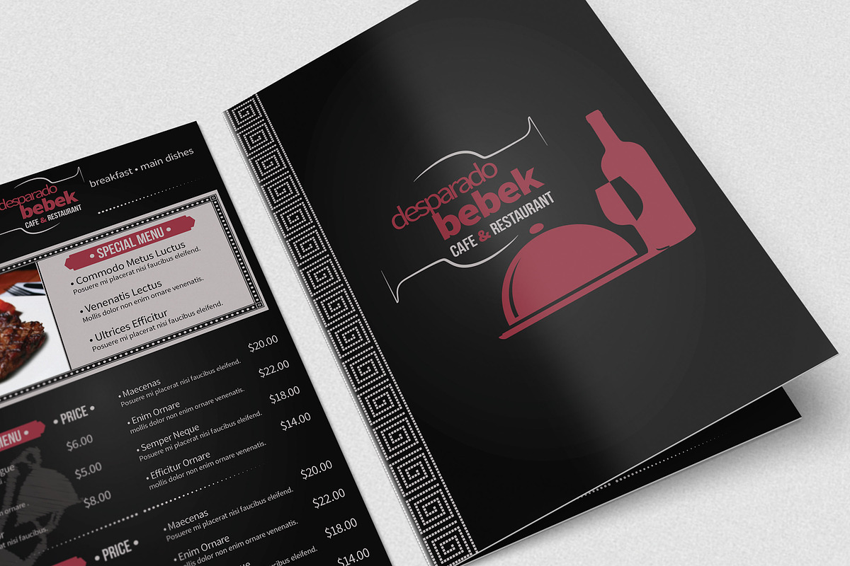 Desparado Bebek Cafe Menu, a Flyer Template by fatihakdemir (Photo 4 of 5)
