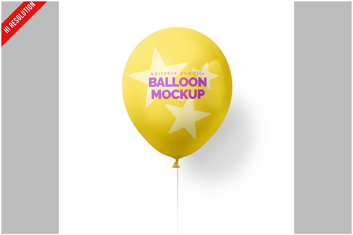 Party Balloon Mockup, a Product Mockup by Bruno's Shop (Photo 1 of 3)