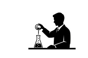 This Scientist Lab Silhouettes, an Illustration by Amazin_art (Thumbnail 3 of 22)