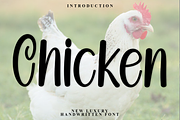 Chicken, a Handwritten Font by FreshTypeINK (Thumbnail 1 of 8)
