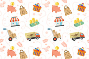 5 Seamless Patterns & Textures, a Pattern Graphic by TAlex (Thumbnail 3 of 6)