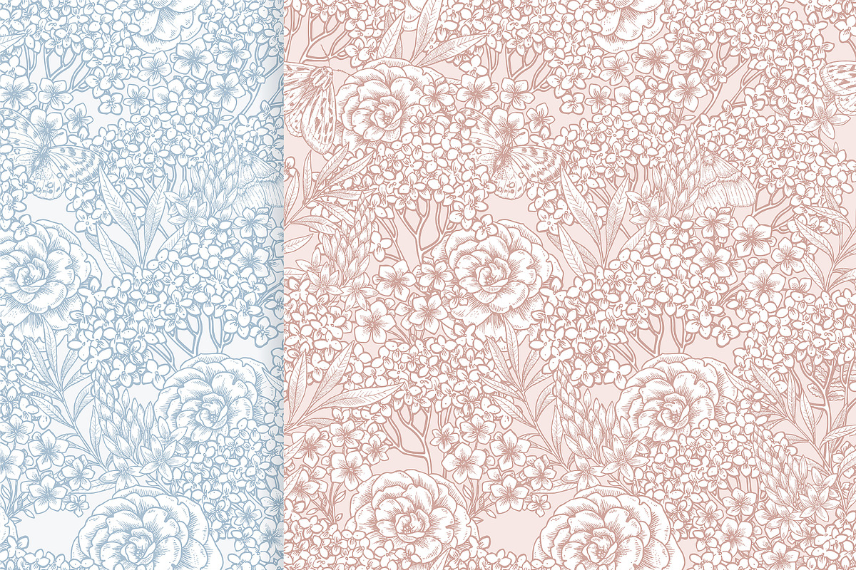 Spring Flowers Collection, an Illustration by adehoidar (Photo 7 of 9)