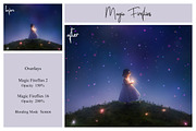 20 Magic Fireflies Overlays preview 4