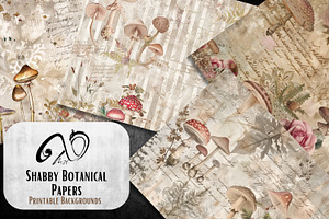 Shabby Botanical Papers