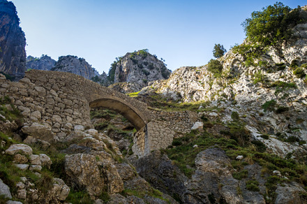Stone bridge in Picos de Europa, Asturias, Spain, a Nature Photo by GoodGoods
