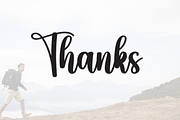 Mountain Vacation | Script Font, a Handwritten Font by Scratchones (Thumbnail 9 of 9)