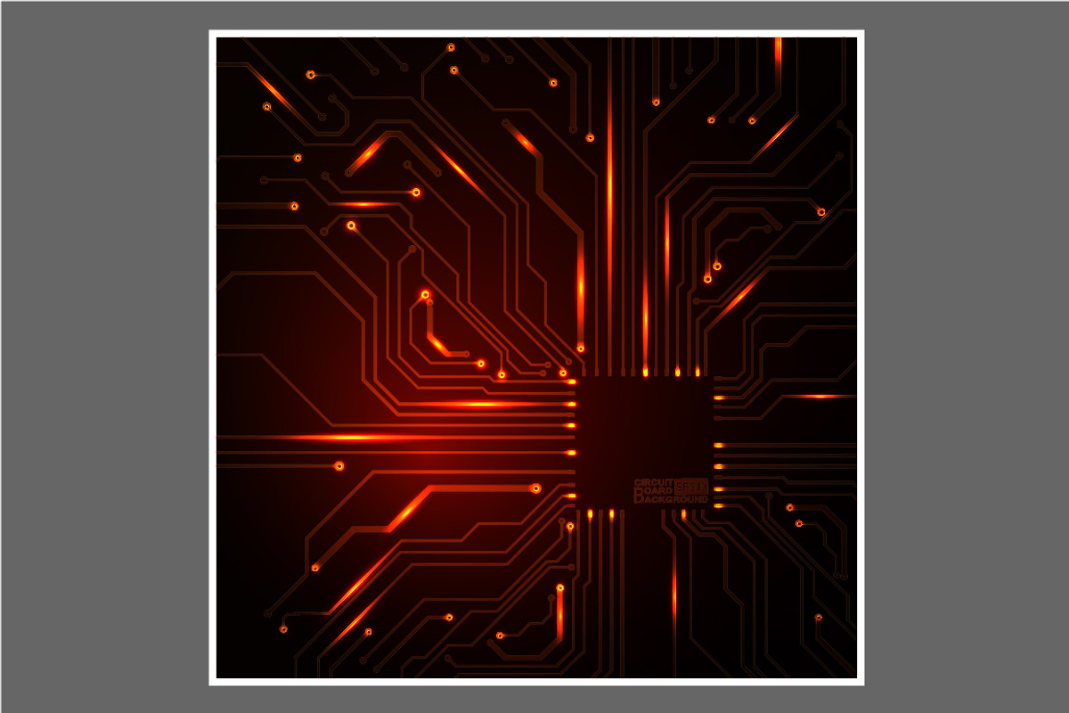 -50% Circuit boards backgrounds set, a Background Graphic by frost_newt (Photo 10 of 11)