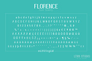 FLORENCE font family, a Sans Serif Font by LTNG STUDIO (Thumbnail 3 of 7)