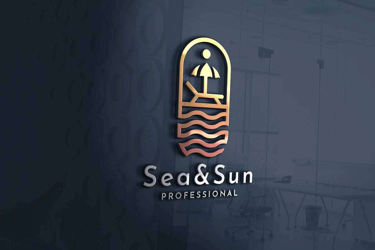 Sea Sun Travel Agent Logo, a Branding & Logo Template by Design_Planet (Photo 1 of 5)