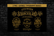 Strangerland + Extras, a Serif Font by Opus Nigrum (Thumbnail 10 of 13)