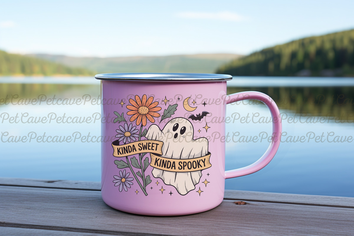 Floral Ghost Halloween PNG Bundle, a Graphic by Pet Cave (Photo 6 of 9)