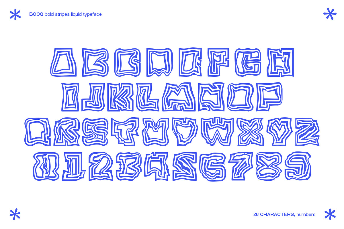 BOOQ Bold liquid Typeface, a Font by MDP TYPEFACES (Photo 2 of 6)