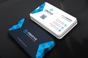Corporate Business Card, a Business Card Template by GenerousArt (Thumbnail 1 of 5)