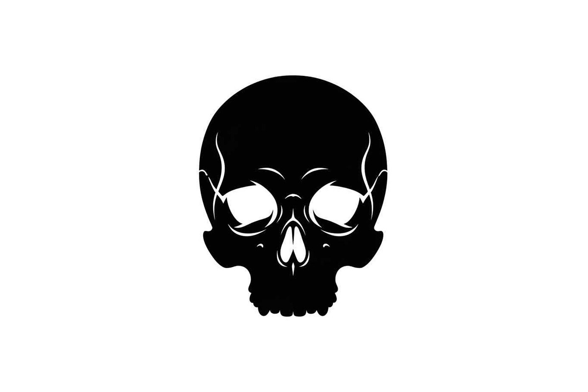 50 Skull Head Silhouette Vector Bund, an Illustration by Creativeshirt (Photo 3 of 51)
