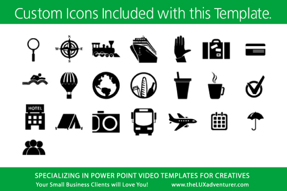 Travel Power Point Video Template, a Presentation Template by Kathy Green Design (Photo 3 of 4)