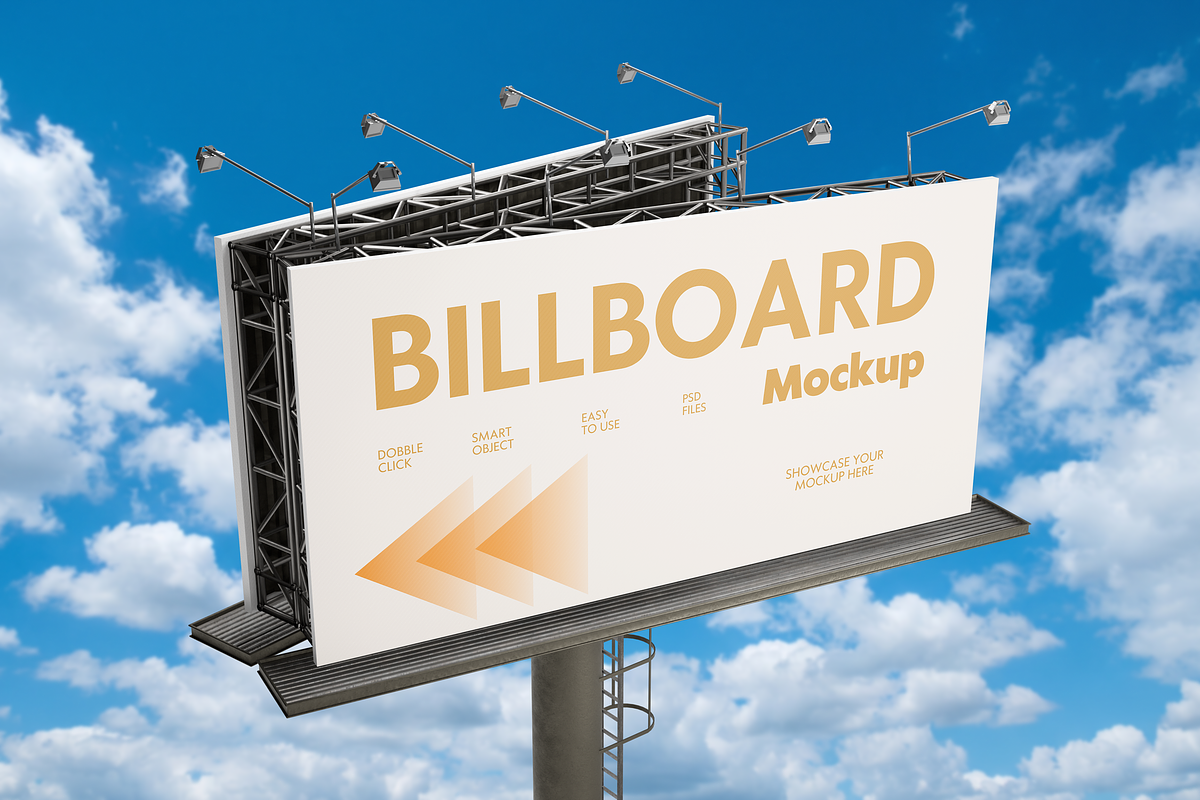 Outdoor Billboard Advertising Mockup, an Advertising Mockup by DSNA Mockup (Photo 3 of 3)