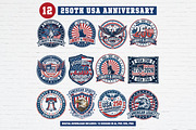 USA 250th Anniversary Clipart Bundle, an Object Graphic by Guavanaboy (Thumbnail 1 of 3)