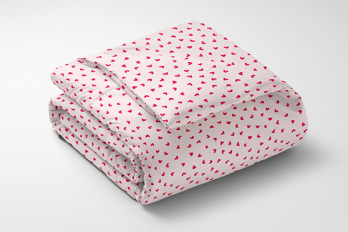 Cute Tiny Red Hearts, a Pattern Graphic by MalyskaStudio (Photo 2 of 8)