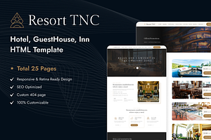 Resort TNC, Hotel & Resort Template, a HTML Template by TNCFlow