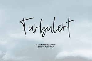 Turbulent Script