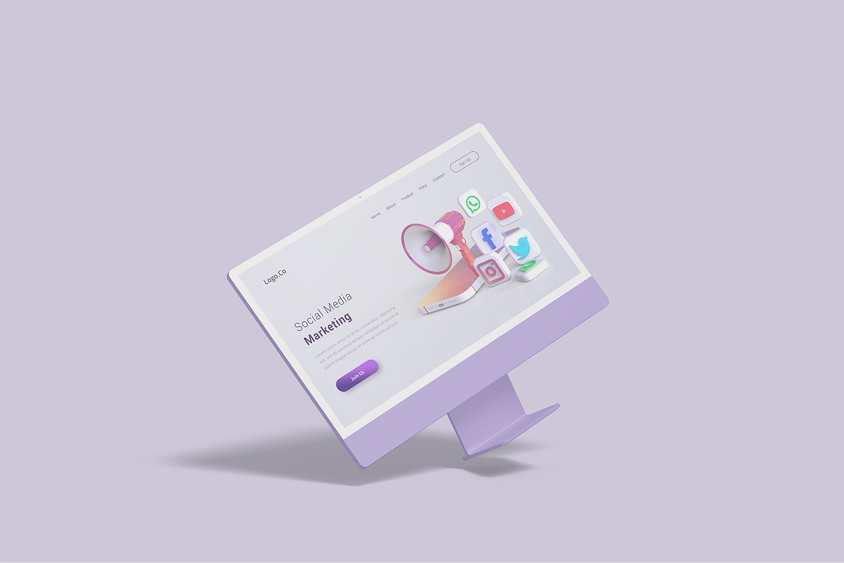 iMac Desktop Mockup Bundles, a Mac Mockup by Graphic Aesthetic (Photo 13 of 22)