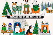 Paws & Presents: Christmas Dogs, an Animal Illustration by PrintHaven Designs (Thumbnail 8 of 9)