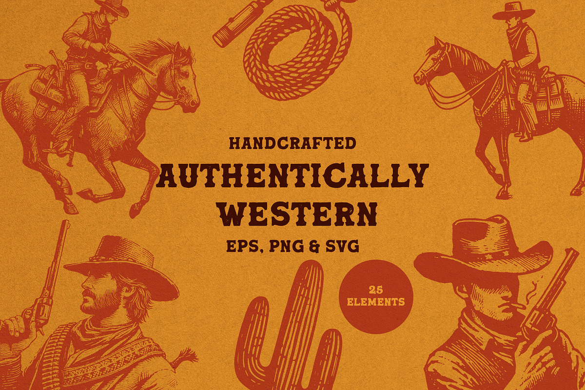 Authentically Western Illustrations, an Illustration by elliazidi.designs (Photo 1 of 5)