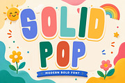 Solid Pop, a Sans Serif Font by Limited.studio (Thumbnail 1 of 5)