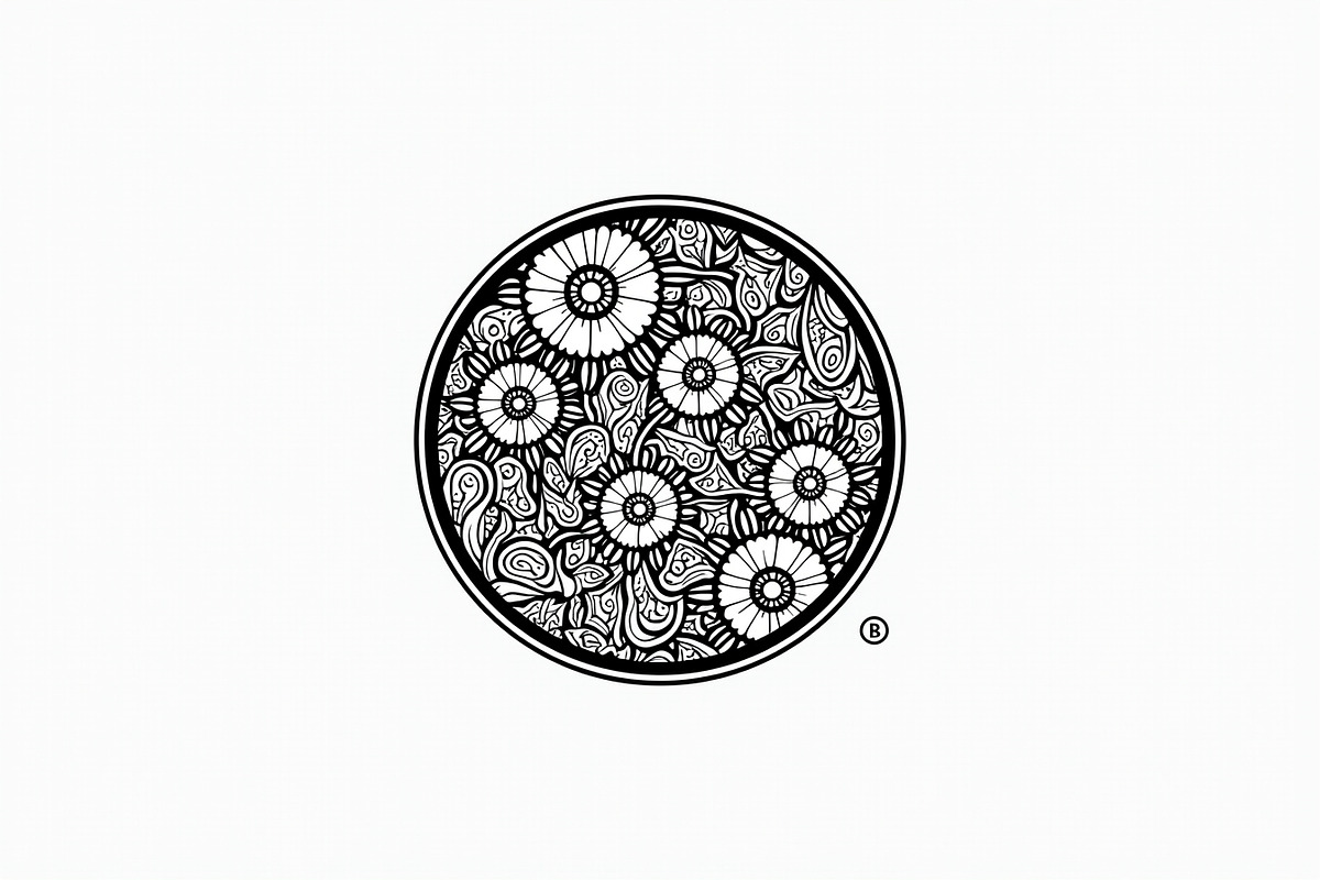Beautiful Floral Mandala Clipart, an Illustration by hafijul (Photo 9 of 9)