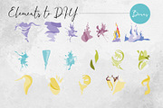 Electric cocktails, a Food Illustration by MsFlaffy (Thumbnail 4 of 12)