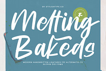 Melting Bakeds Modern Handwritten